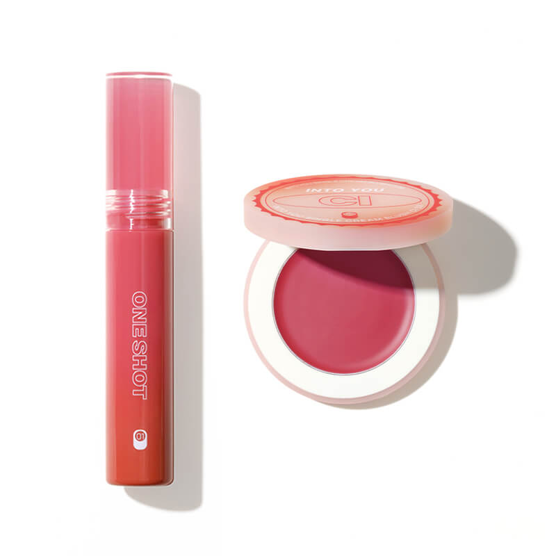 INTO YOU One Shot Lip Tint & Cream Blush Bundle-OT01