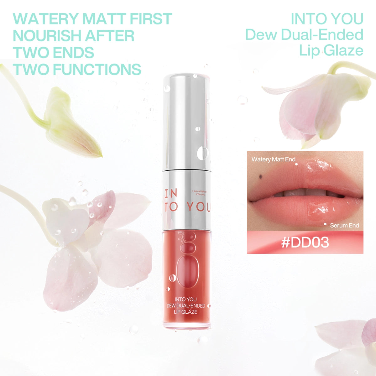 INTO YOU Dew Dual-Ended Lip Glaze
