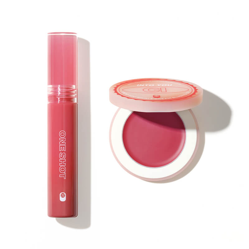 INTO YOU One Shot Lip Tint & Cream Blush Bundle-OT02
