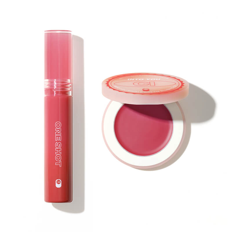 INTO YOU One Shot Lip Tint & Cream Blush Bundle-OT04