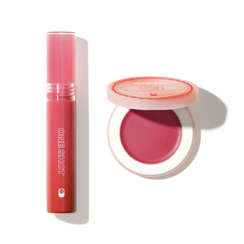 INTO YOU One Shot Lip Tint & Cream Blush Bundle-OT05