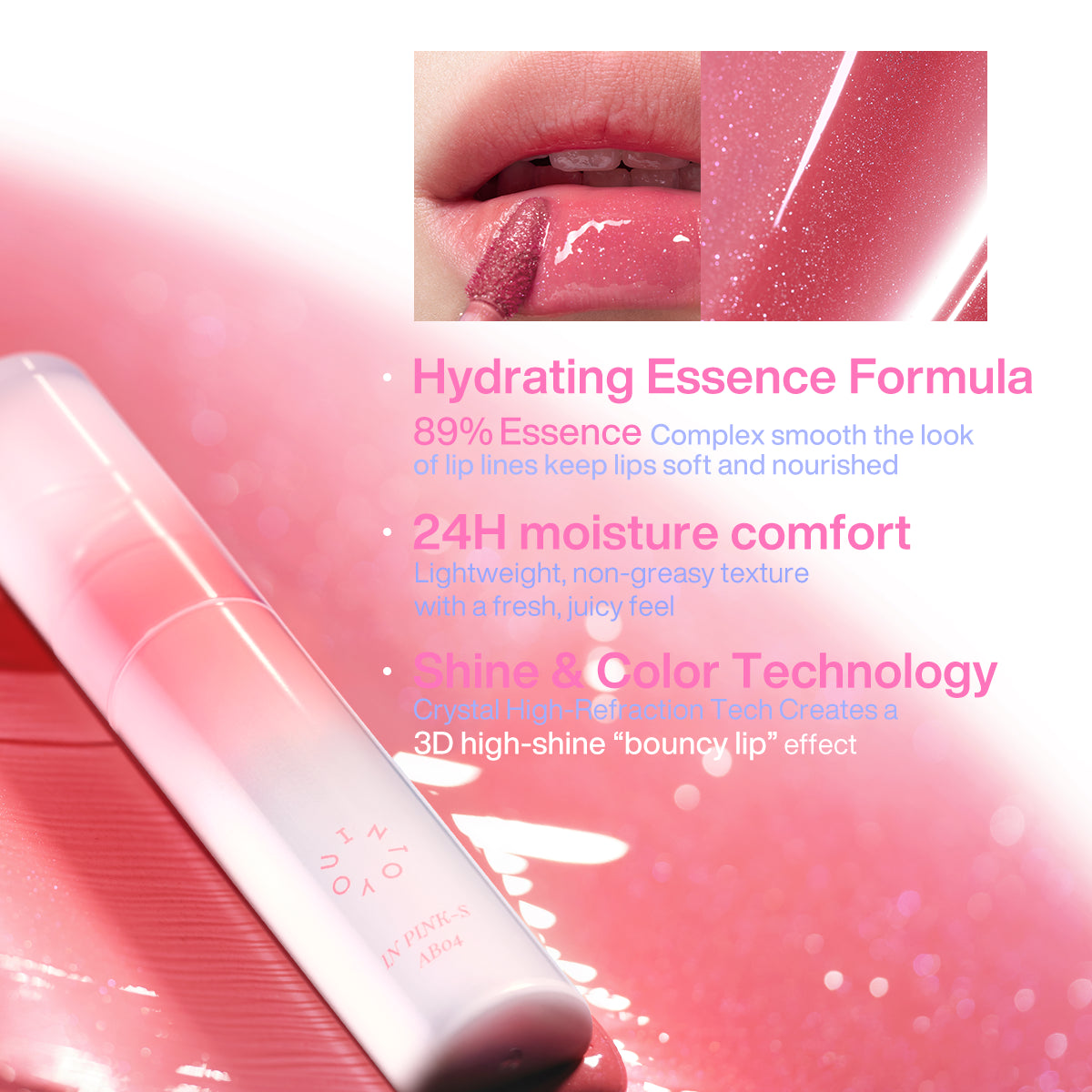 INTO YOU Aqua Burst Lip Glaze