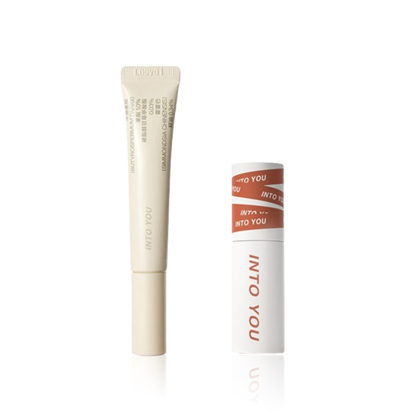 INTO YOU Super Matte Lip Mud & Serum Bundle-EM01-Red Brown