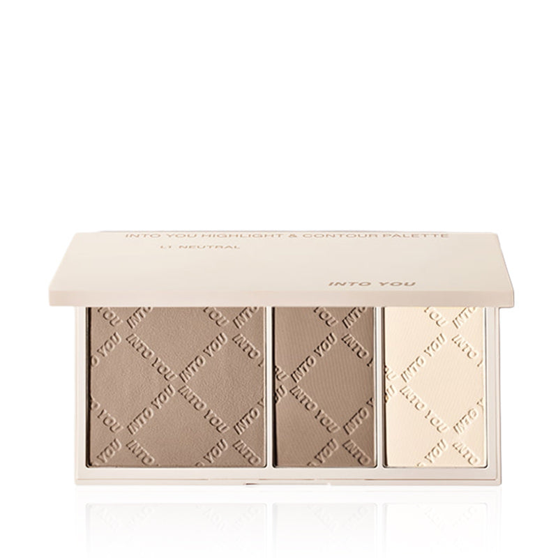 INTO YOU Highlight & Contour Trio Palette-L1 - Natural