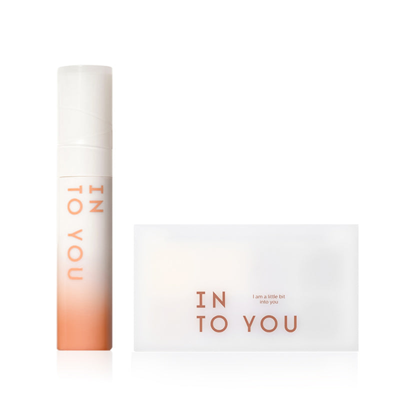 INTO YOU Coco Glow Set - Lip Gloss & Eyeshadow Palette-CC01 (Apricot)