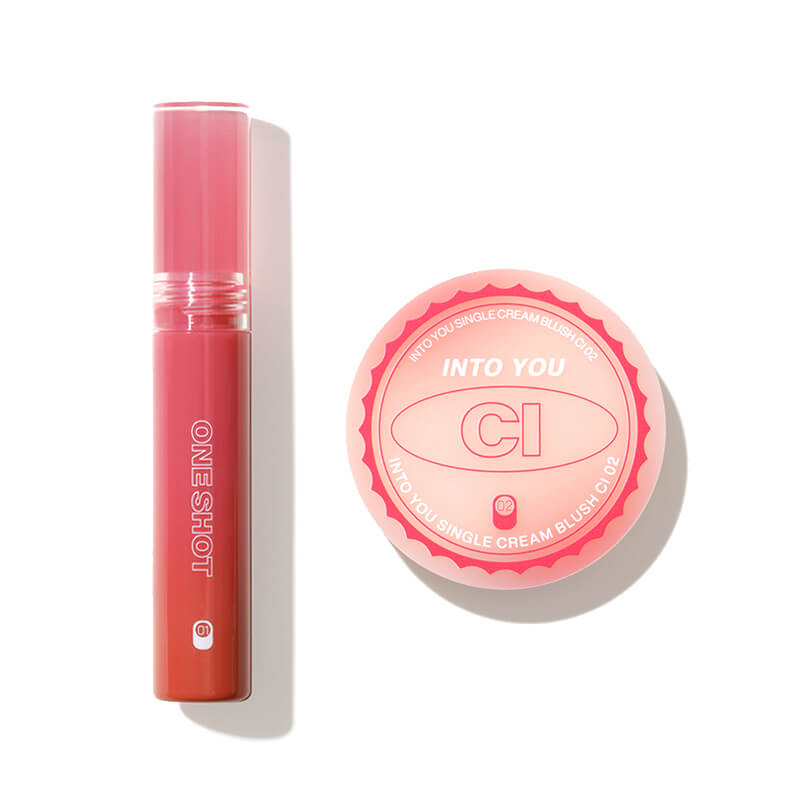 INTO YOU One Shot Lip Tint & Cream Blush Bundle-OT01
