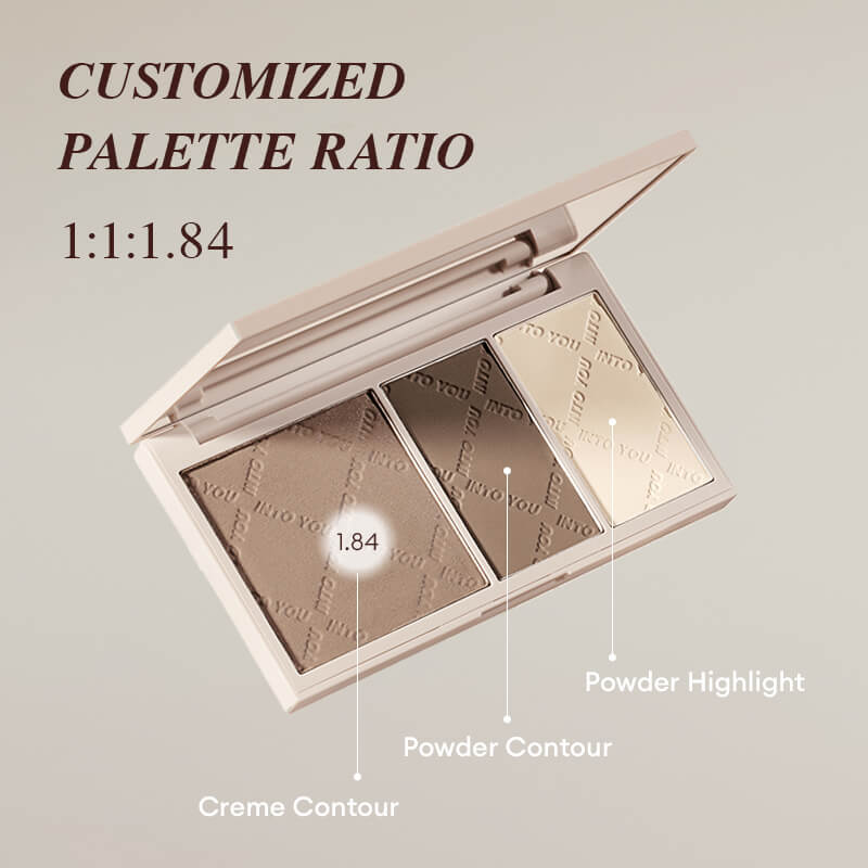 INTO YOU Highlight & Contour Trio Palette-L1 - Natural