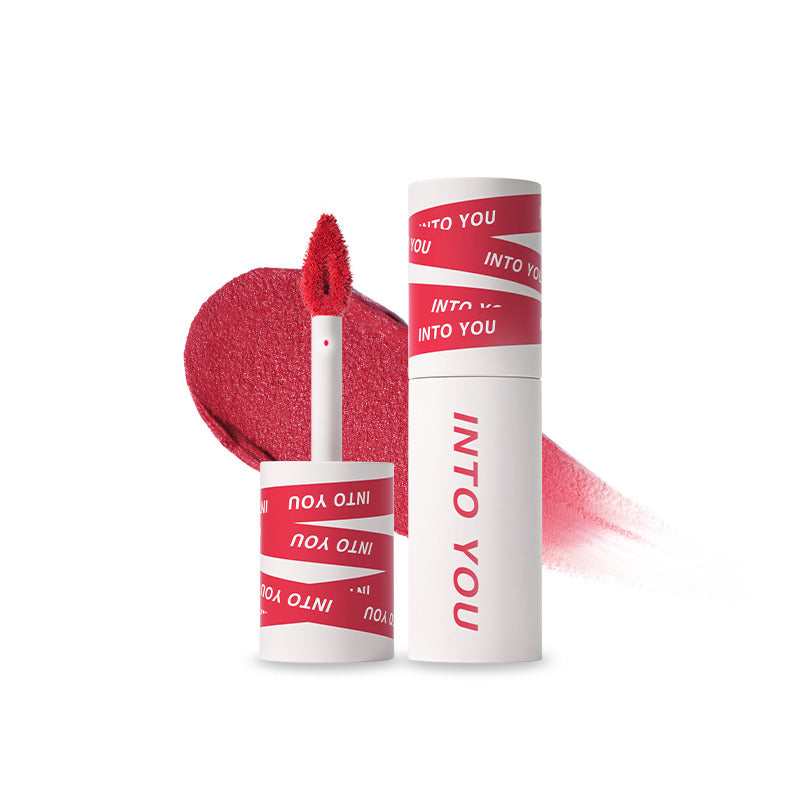 INTO YOU Shero Super Matte Lip & Cheek Mud-EM14-Cool Berry Red