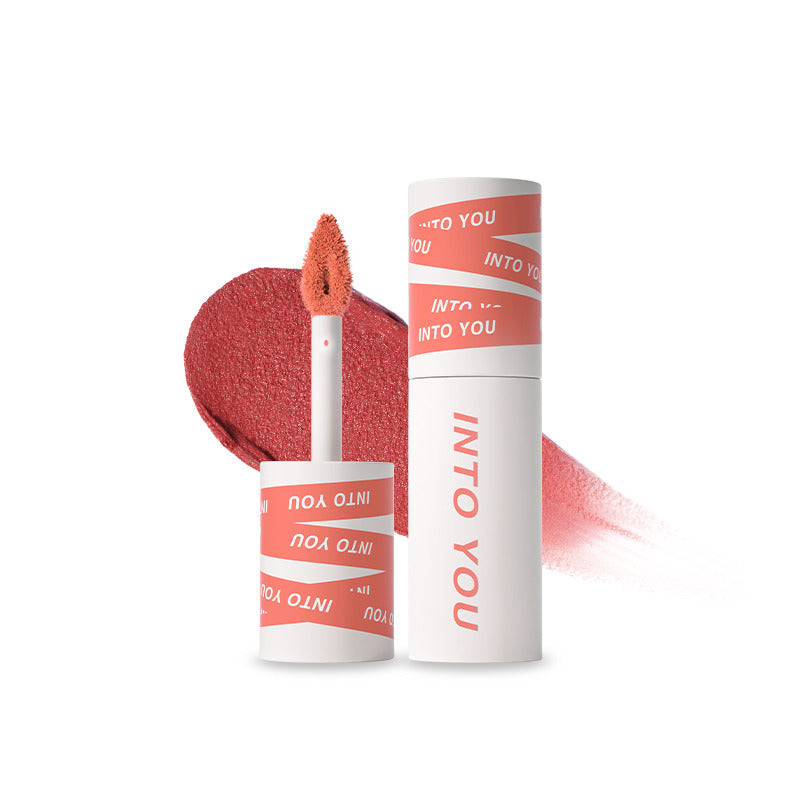 INTO YOU Shero Super Matte Lip & Cheek Mud-EM13-Coral Red