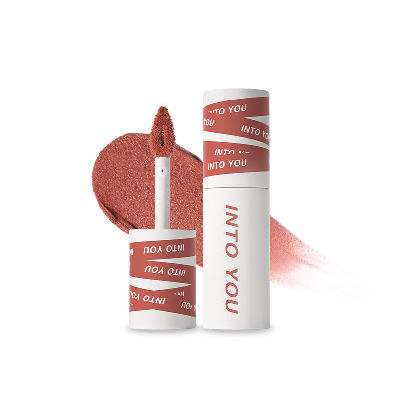 INTO YOU Shero Super Matte Lip & Cheek Mud-EM08-Brick Red Nude