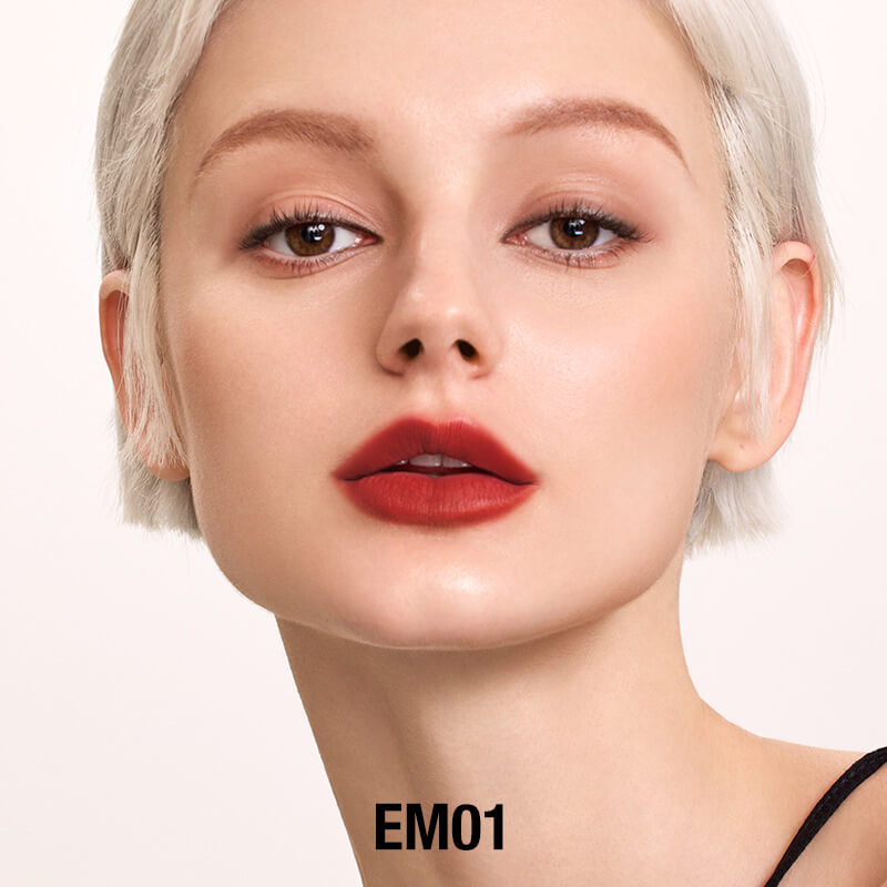INTO YOU Shero Super Matte Lip & Cheek Mud-EM01-Red Brown