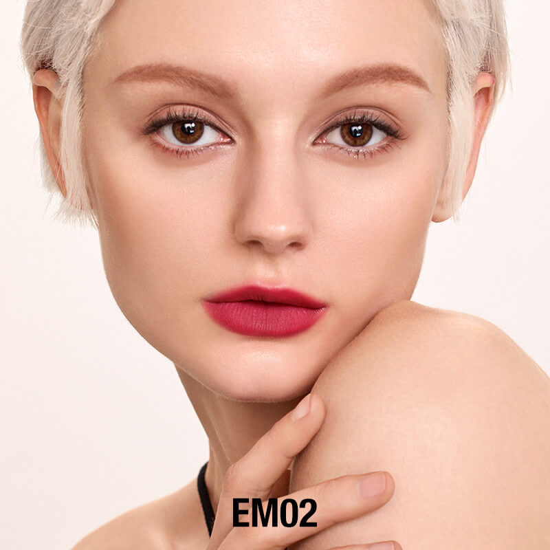 INTO YOU Shero Super Matte Lip & Cheek Mud-EM01-Red Brown