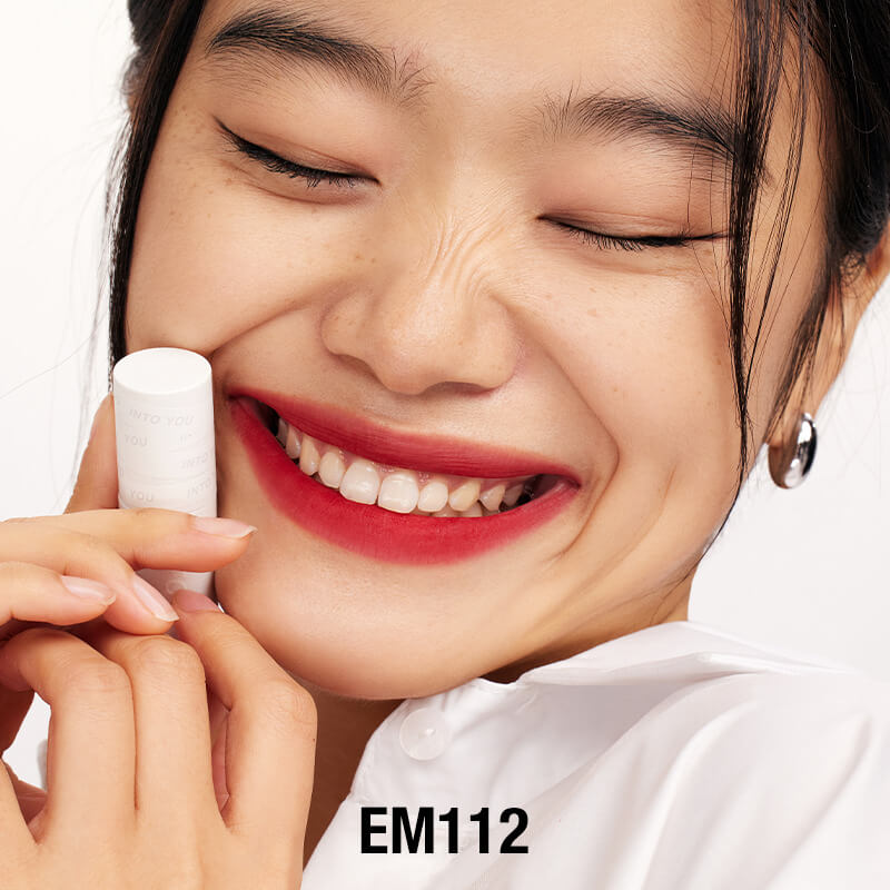 INTO YOU Shero Super Matte Lip & Cheek Mud-EM01-Red Brown