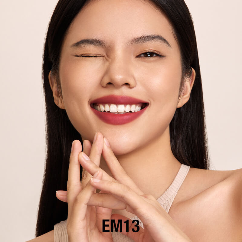 INTO YOU Shero Super Matte Lip & Cheek Mud-EM01-Red Brown