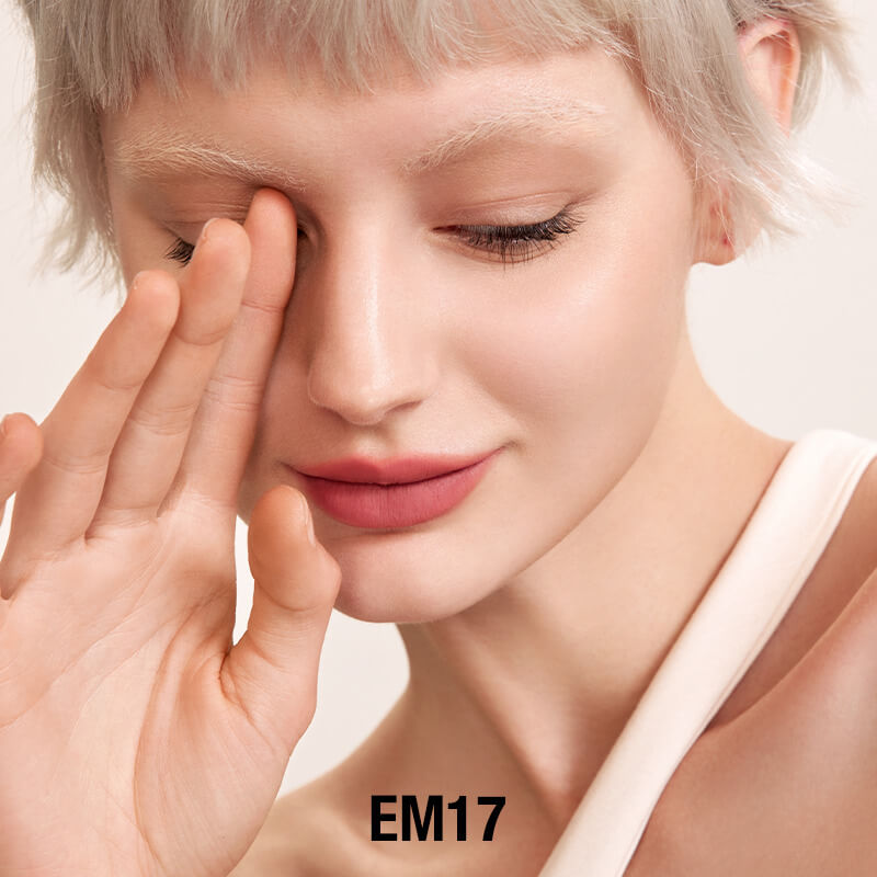 INTO YOU Shero Super Matte Lip & Cheek Mud-EM01-Red Brown