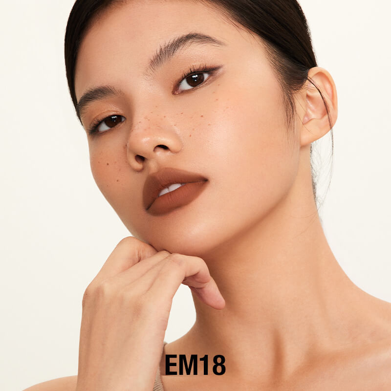 INTO YOU Shero Super Matte Lip & Cheek Mud-EM01-Red Brown