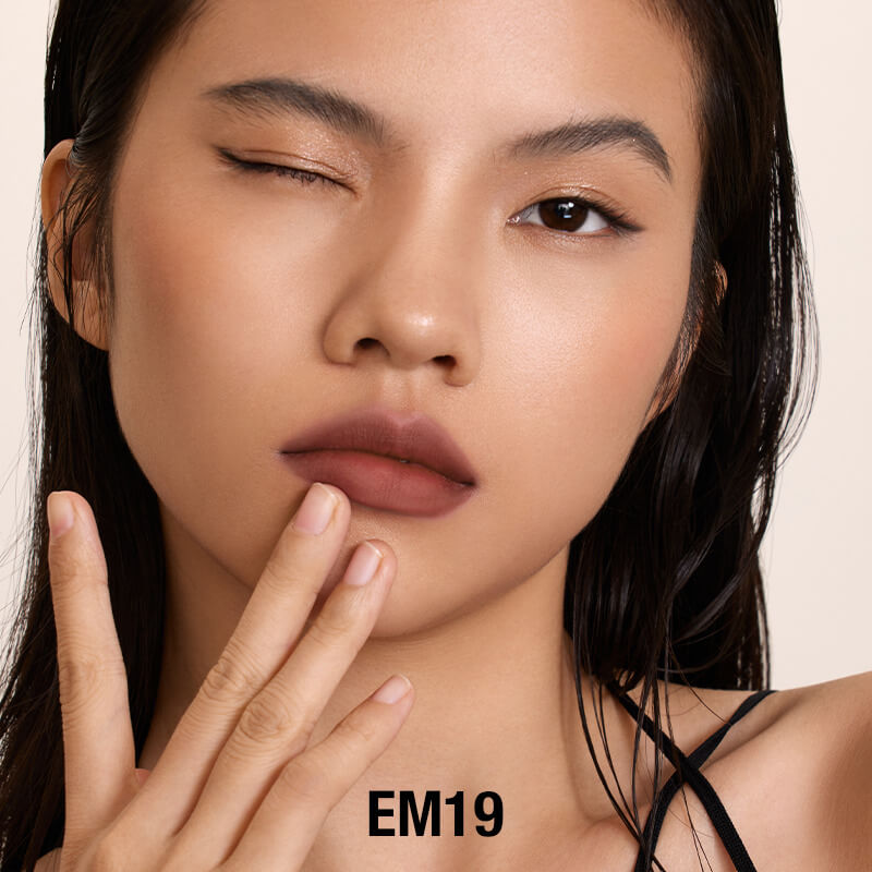 INTO YOU Shero Super Matte Lip & Cheek Mud-EM01-Red Brown