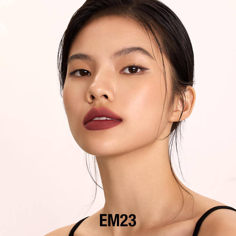 INTO YOU Shero Super Matte Lip & Cheek Mud-EM01-Red Brown