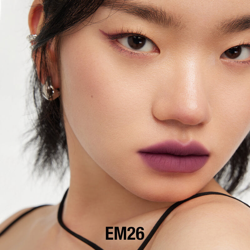 INTO YOU Shero Super Matte Lip & Cheek Mud-EM01-Red Brown