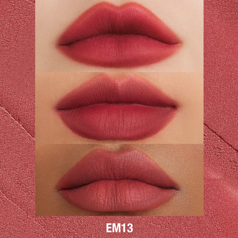 INTO YOU Shero Super Matte Lip & Cheek Mud-EM01-Red Brown