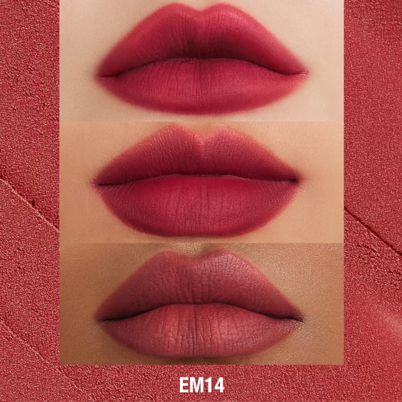 INTO YOU Shero Super Matte Lip & Cheek Mud-EM01-Red Brown