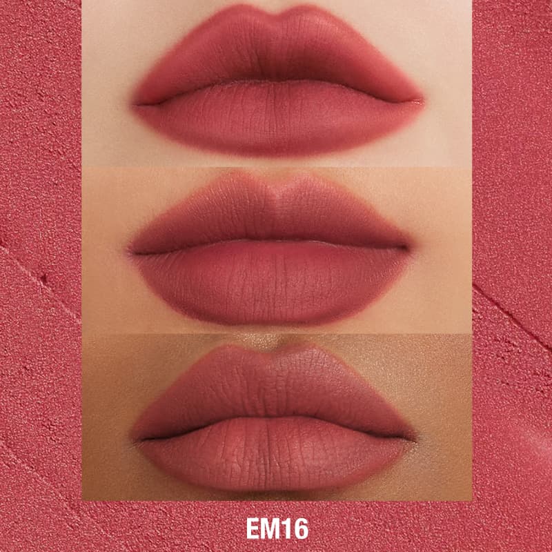 INTO YOU Shero Super Matte Lip & Cheek Mud-EM01-Red Brown