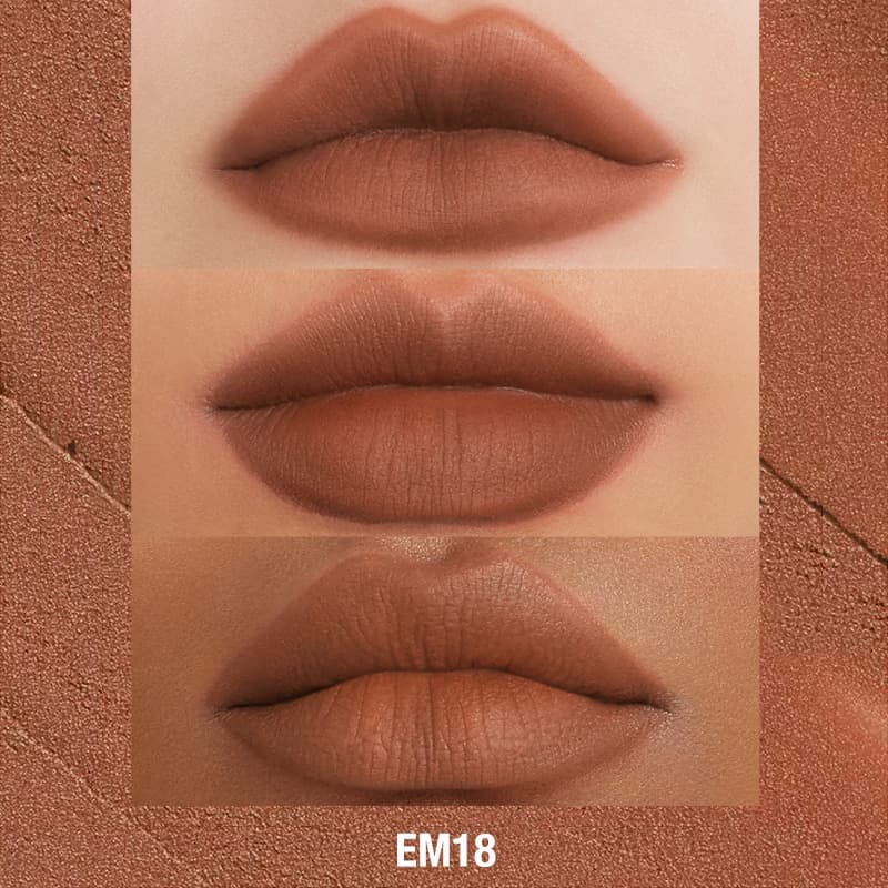 INTO YOU Shero Super Matte Lip & Cheek Mud-EM01-Red Brown