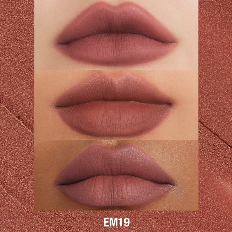 INTO YOU Shero Super Matte Lip & Cheek Mud-EM01-Red Brown