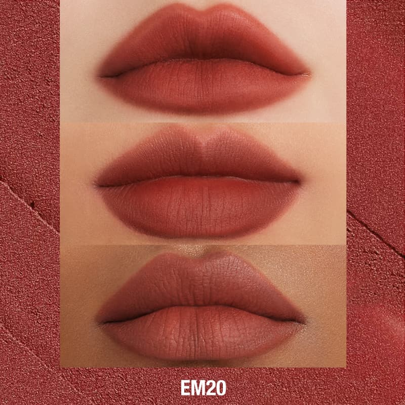 INTO YOU Shero Super Matte Lip & Cheek Mud-EM01-Red Brown