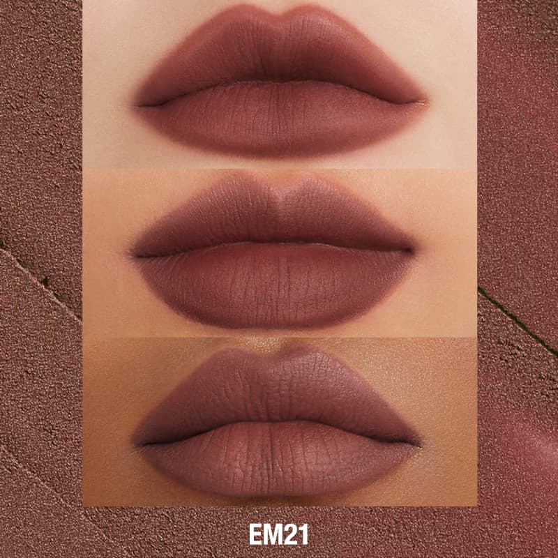 INTO YOU Super Matte Lip Mud & Serum Bundle-EM01-Red Brown