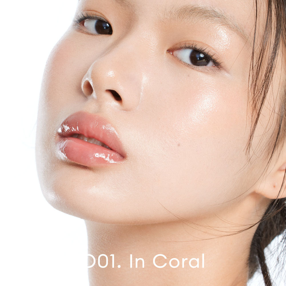 INTO YOU GLOSSY BALMY LIP OIL-O01 - In Coral