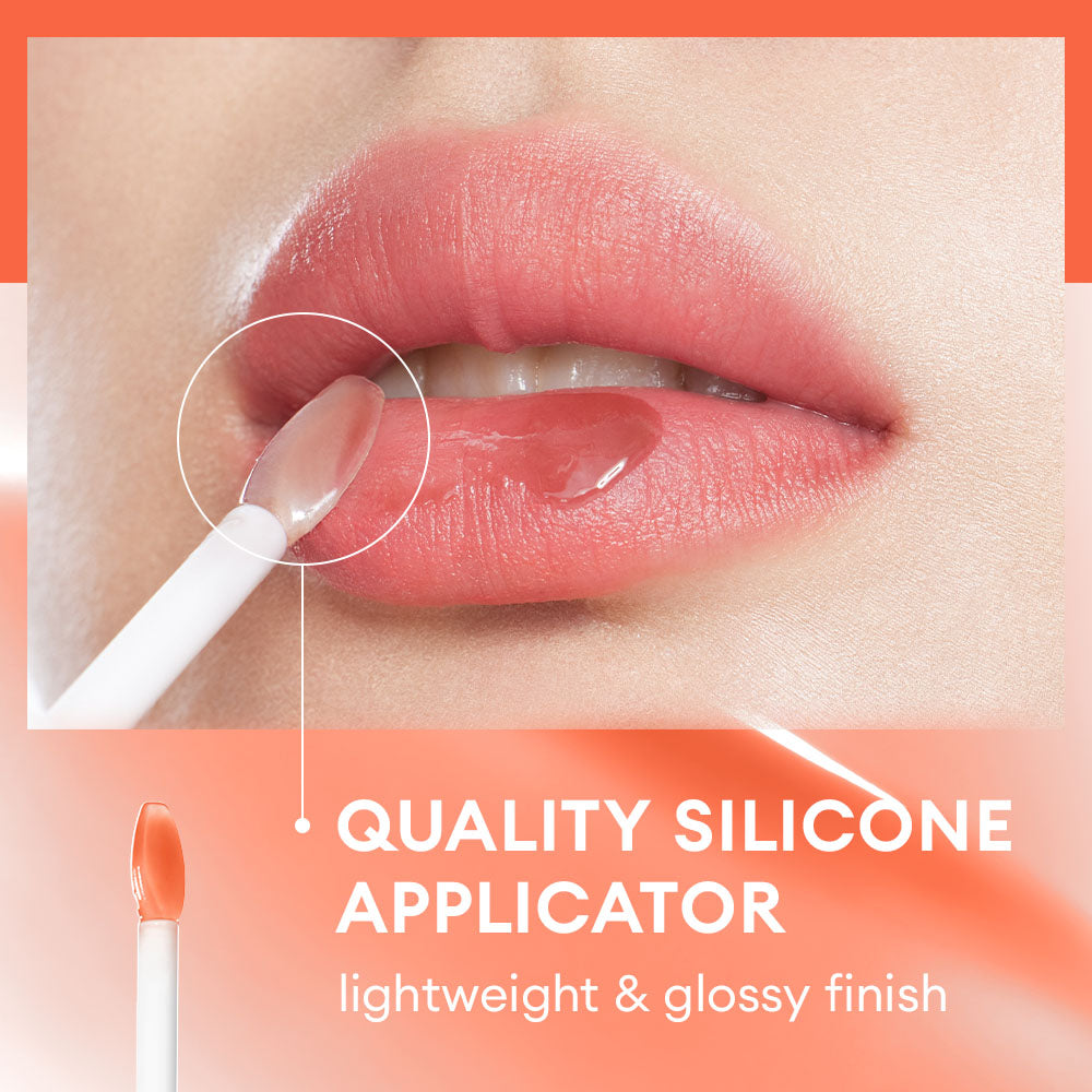 INTO YOU GLOSSY BALMY LIP OIL-O01 - In Coral
