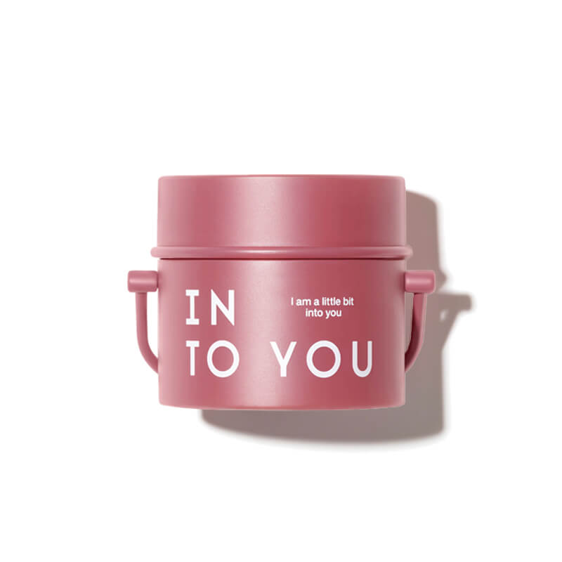 INTO YOU Barreled Matte Lip & Cheek Mud With Brush-T01 - Taupe Pink