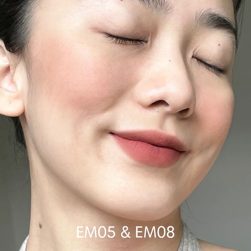 INTO YOU Shero Super Matte Lip Mud EM05 & EM08-EM05 Sunset Nude & EM08 Brick Red Nude