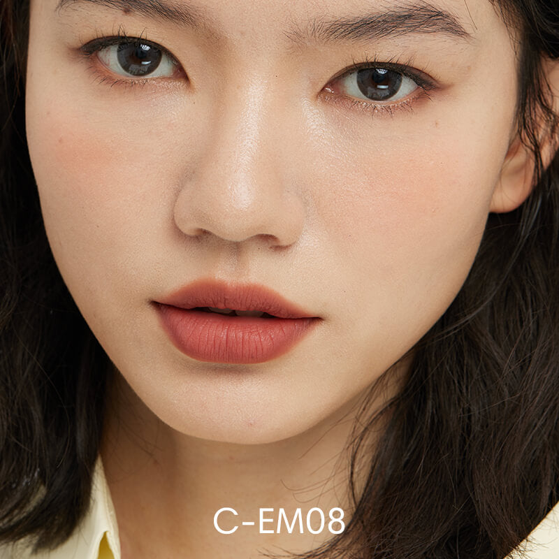 INTO YOU Canned Lip & Cheek Mud With Brush-302-Velvet Red