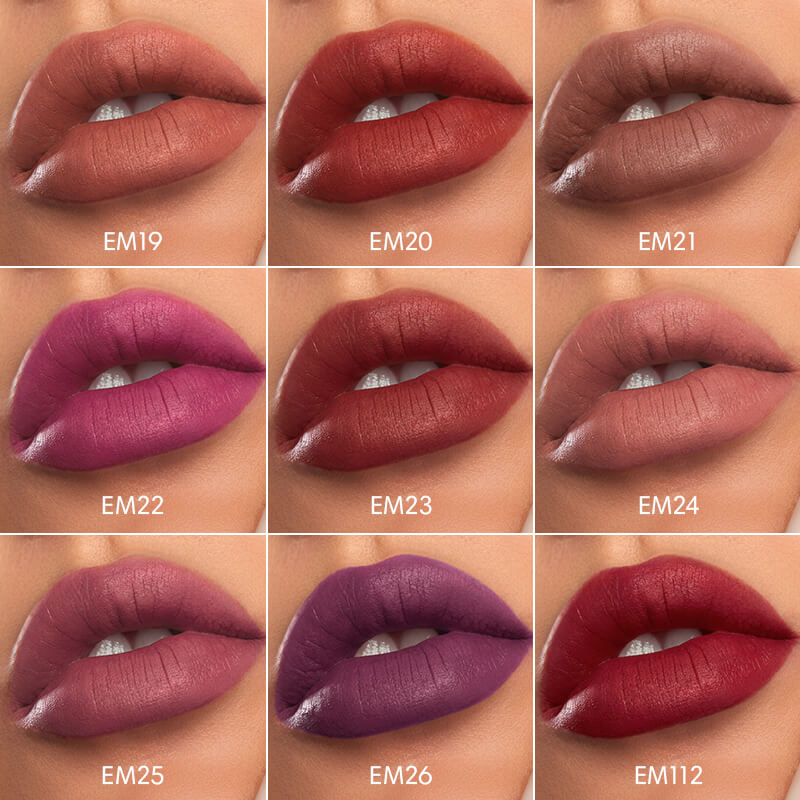 INTO YOU Shero Super Matte Lip & Cheek Mud-EM01-Red Brown