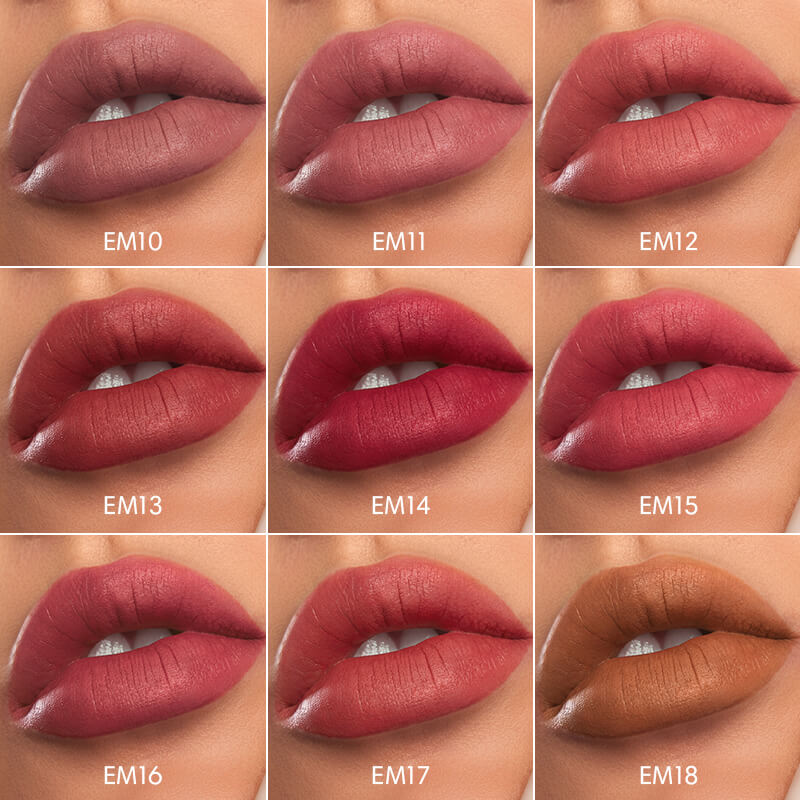 INTO YOU Shero Super Matte Lip & Cheek Mud-EM01-Red Brown