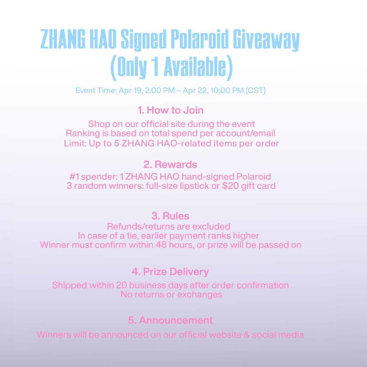 ZHANG HAO Flip Me or Flipped Me Gift Set