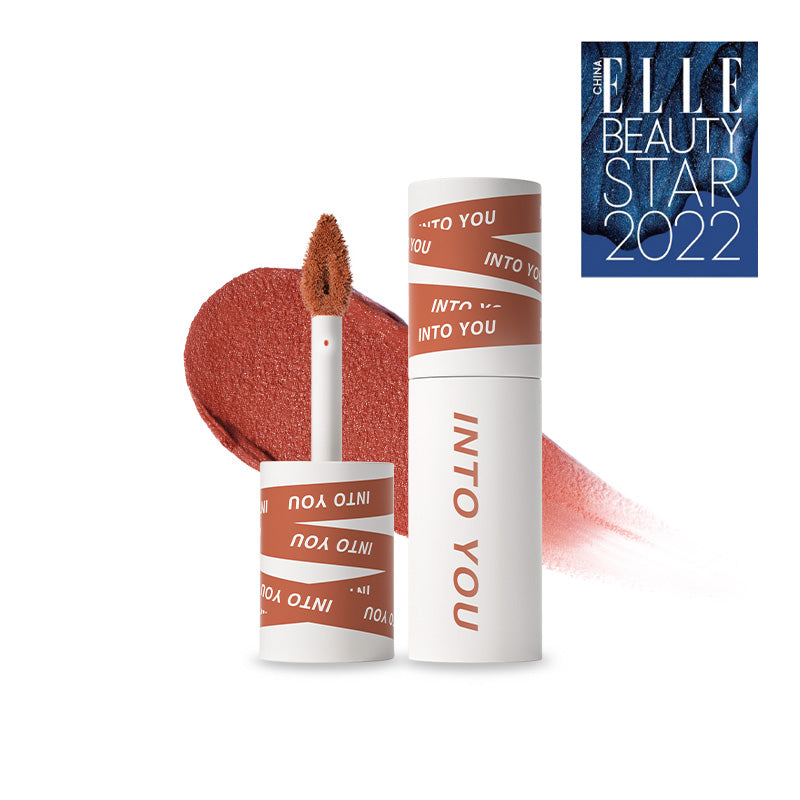 INTO YOU Shero Super Matte Lip & Cheek Mud-EM01-Red Brown