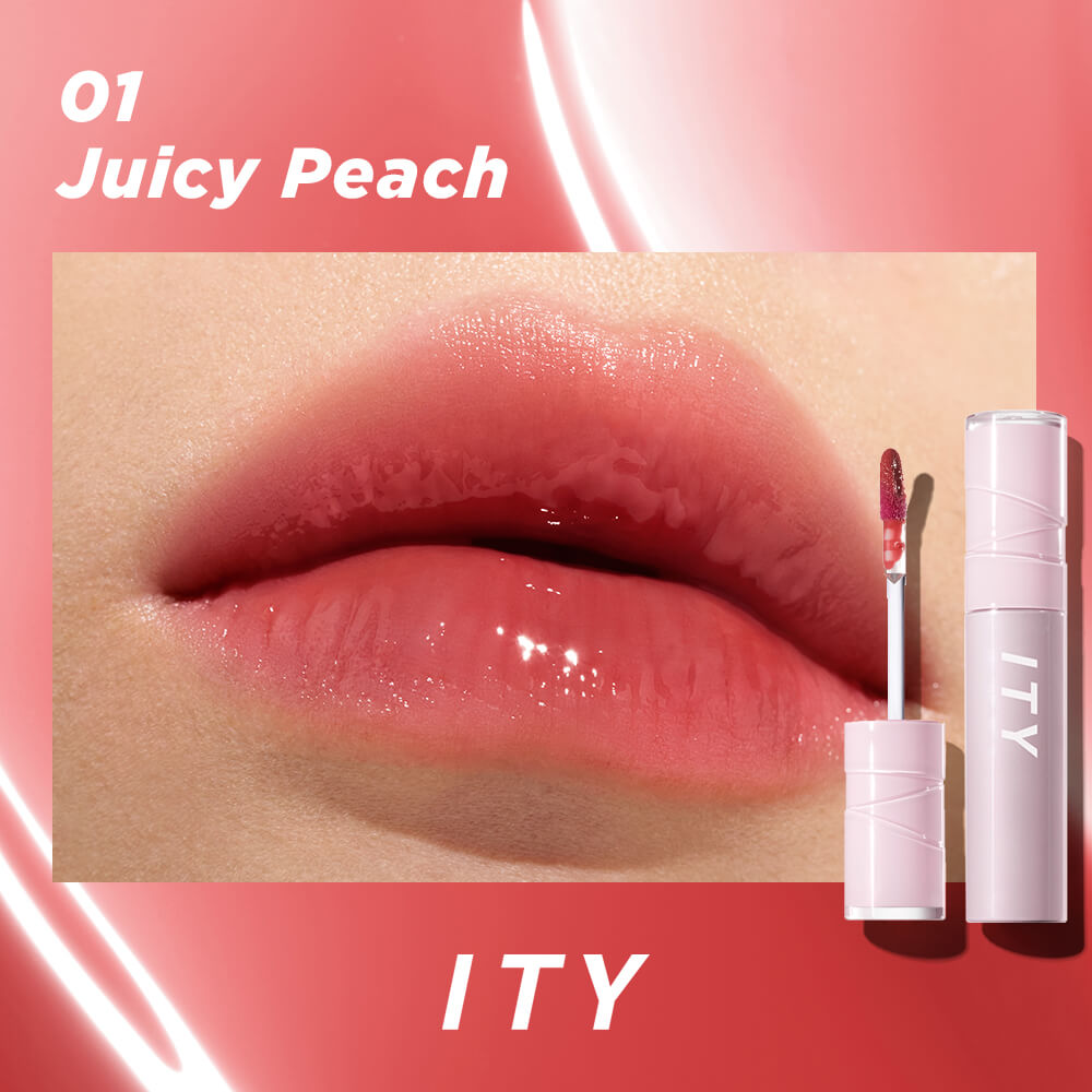 ITY WATER KISS LIP GLAZE-01-juicy peach