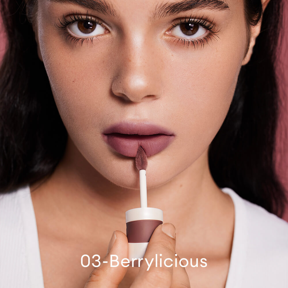 ITY Lip Mud 03 Berrylicious - dark berry lipstick matte