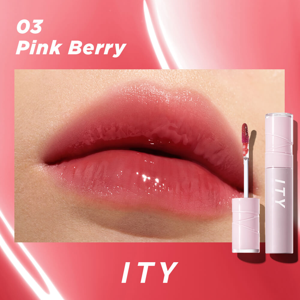ITY WATER KISS LIP GLAZE-03-Pink Berry