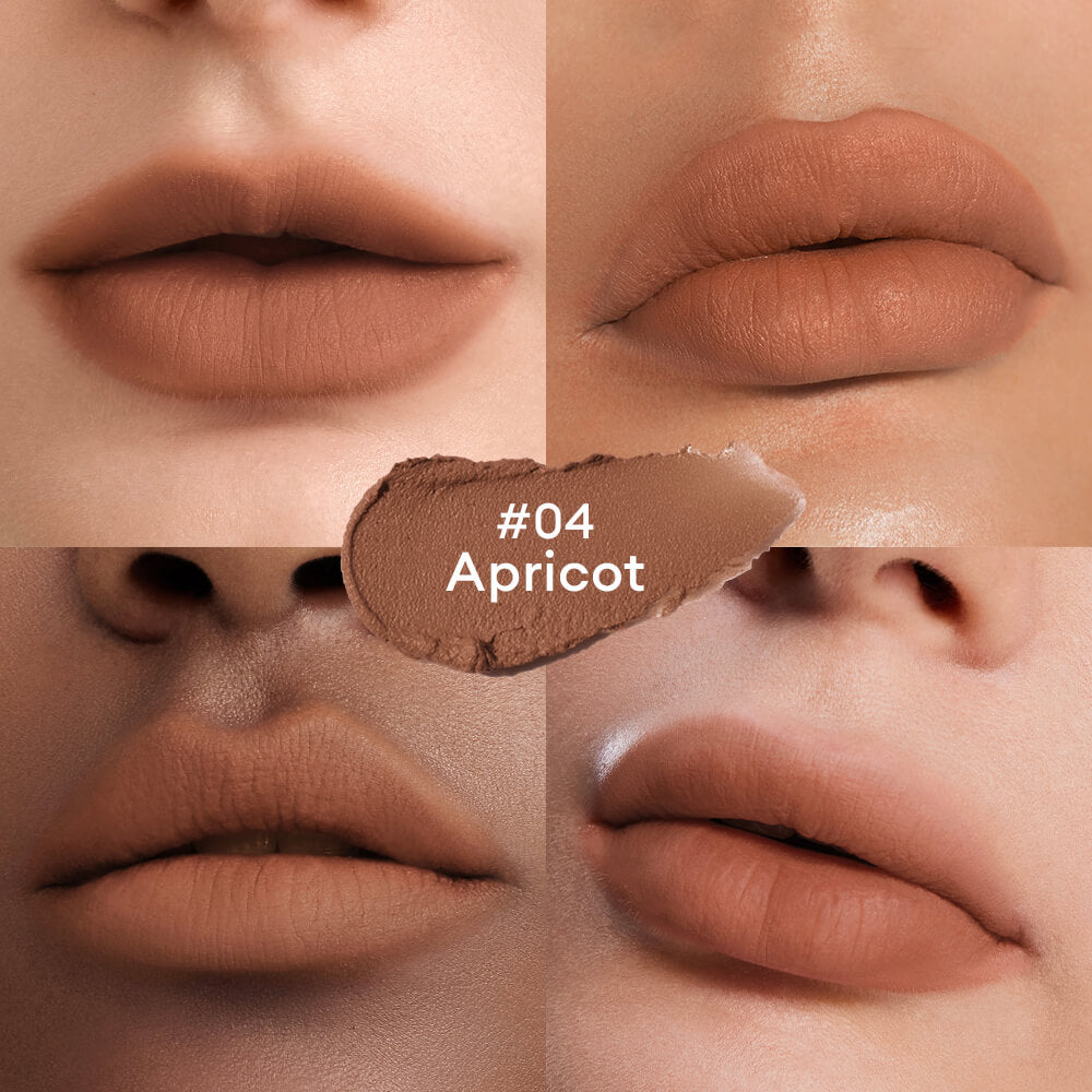 ITY Lip Mud 04 Apricot - peachy nude matte liquid lipstick