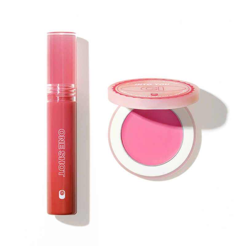 INTO YOU One Shot Lip Tint & Cream Blush Bundle-OT05