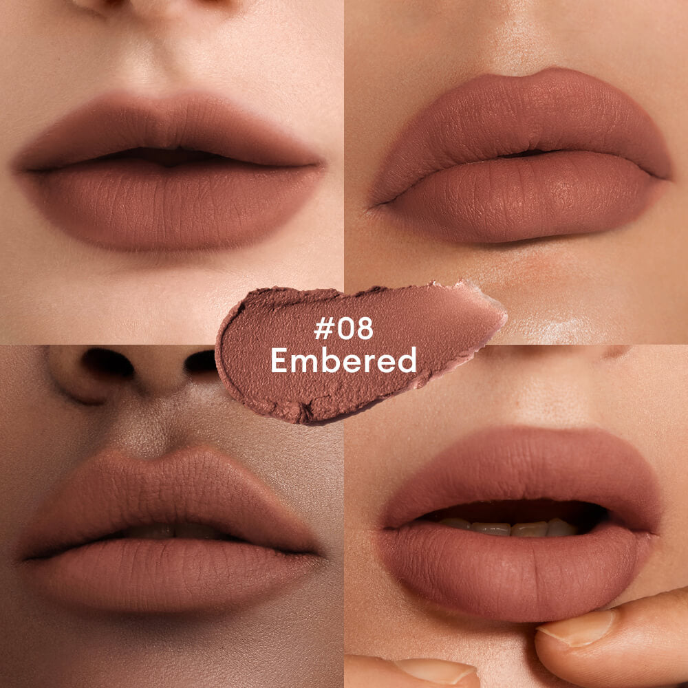 ITY Lip Mud 08 Embered - light brown matte lipstick