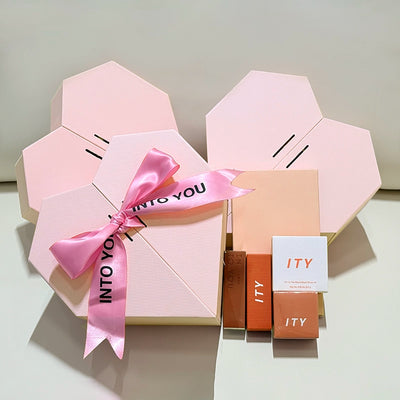 INTO YOU Pink Heart Gift Set 15pcs-INTO YOU Cosmetics