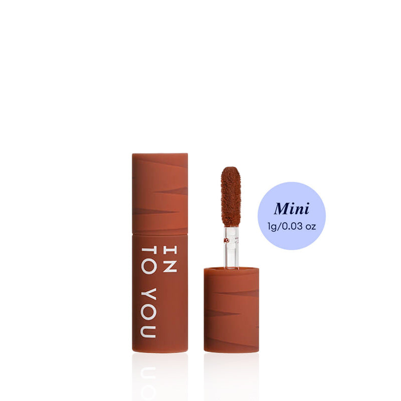 INTO YOU Mini Shero Lip Mud (1g/0.03oz)-EM01-Red Brown