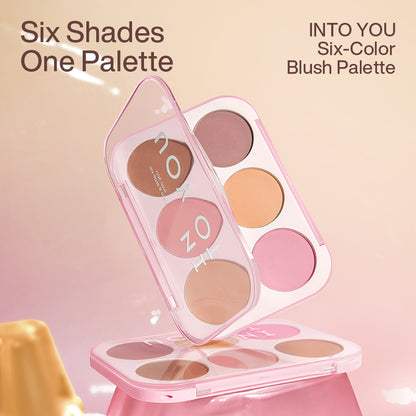 INTO YOU Six-color Blush Palette