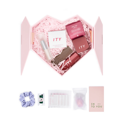 INTO YOU Pink Heart Gift Set 15pcs-INTO YOU Cosmetics