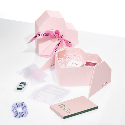INTO YOU Pink Heart Gift Set 15pcs-INTO YOU Cosmetics